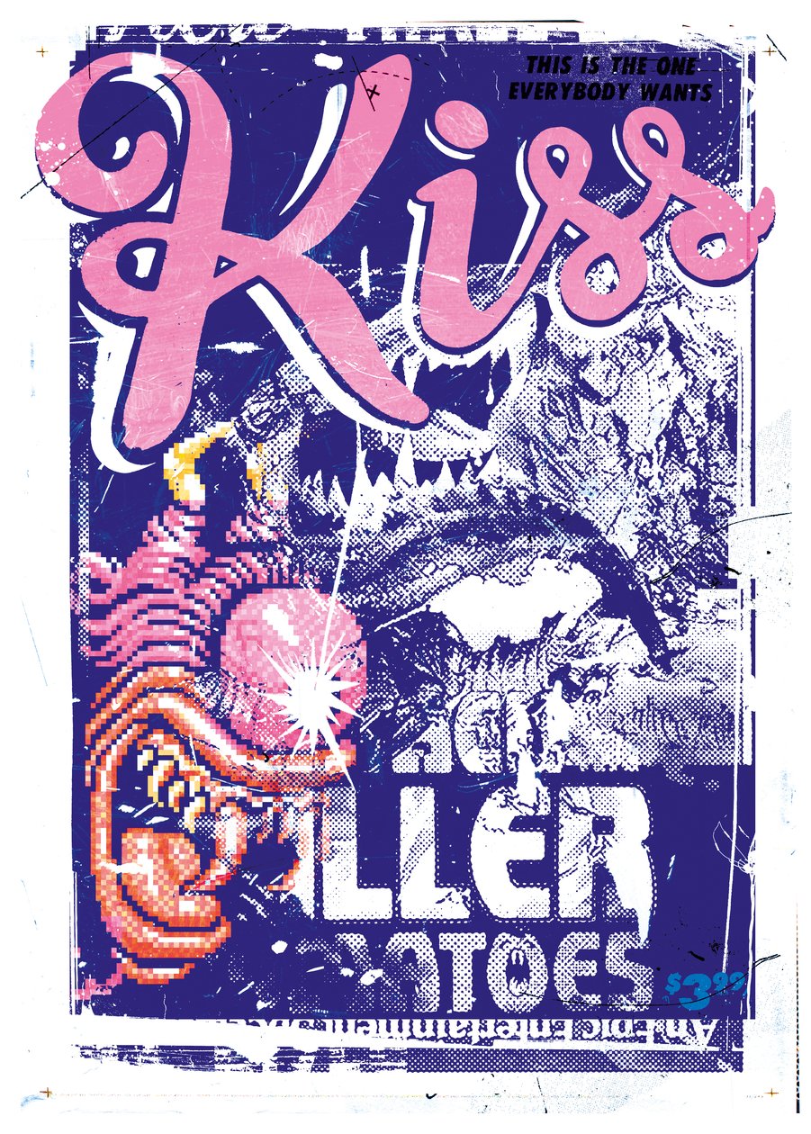 Kiss Killer, 2015 (Tuval üzerine kolaj) by Teis Albers
