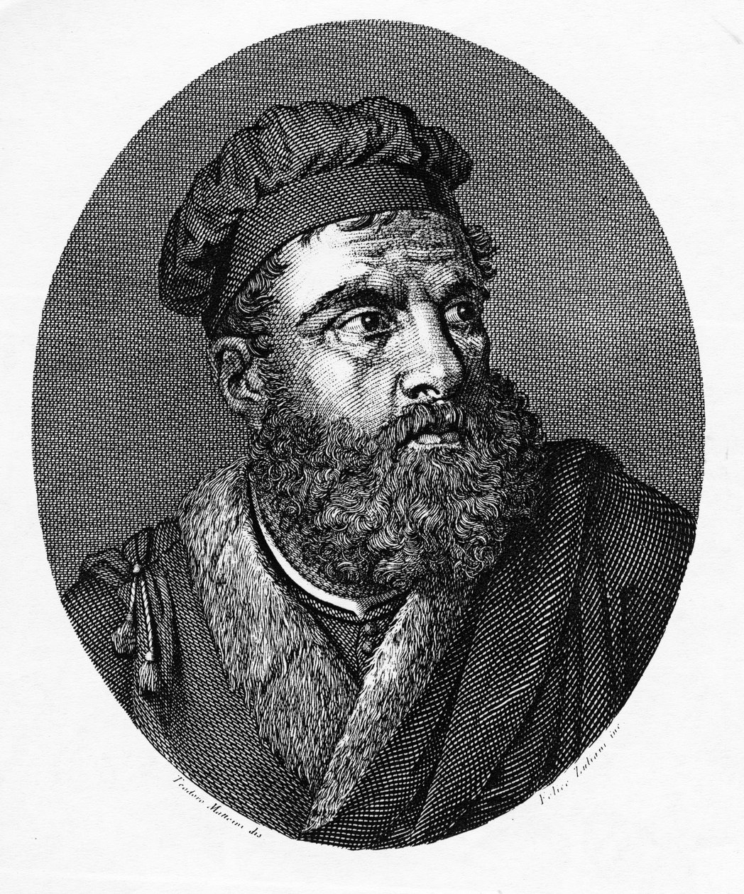Marco Polo, Felice Zuliani tarafından yapılan baskı by Teodoro Matteini