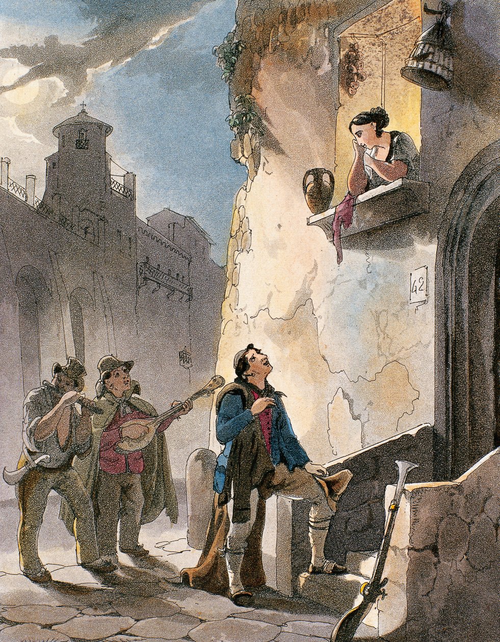 Serenat, Kostümlerden ve Napoli