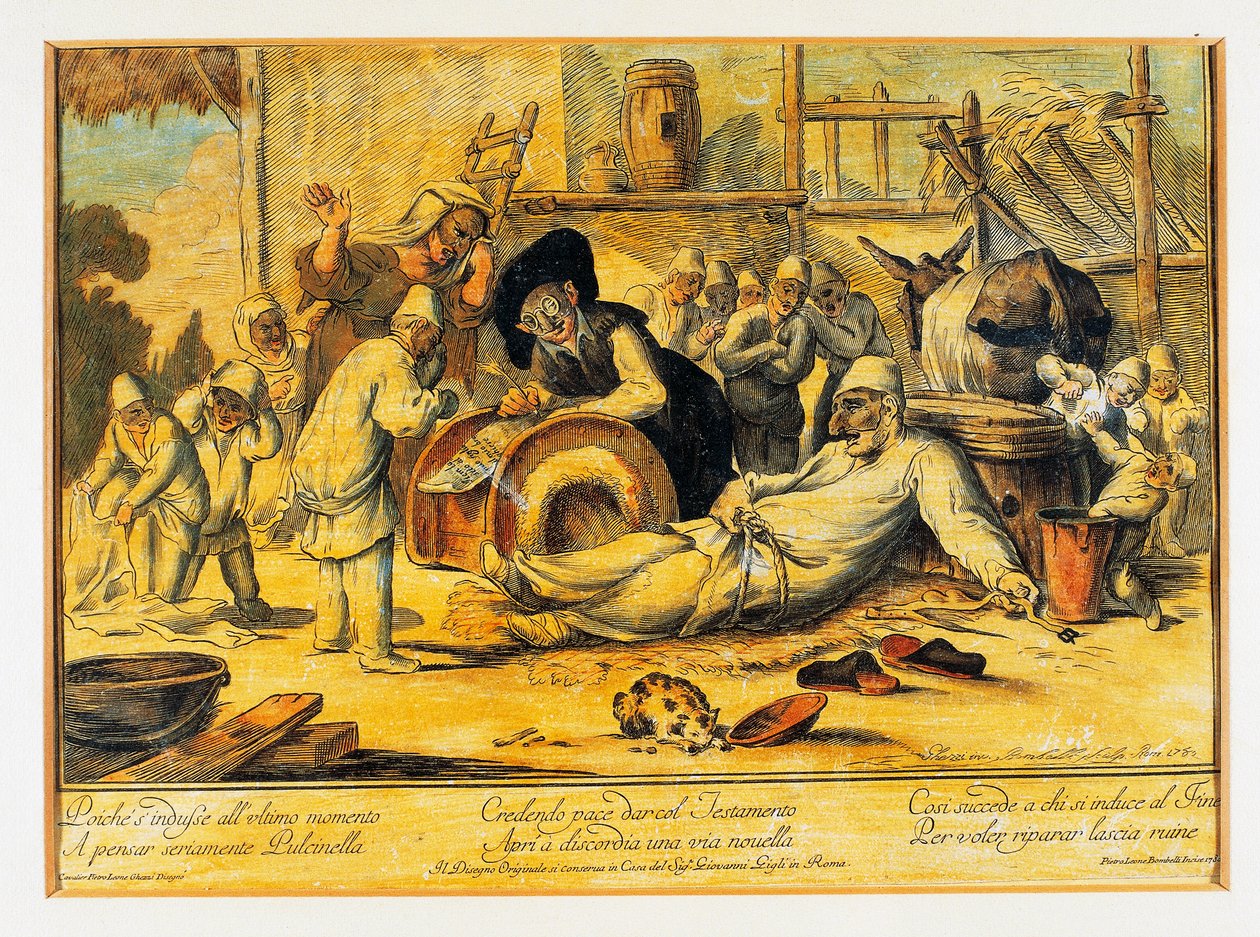 Pulcinella yapma vasiyeti by Blaise Nicolas Le Sueur