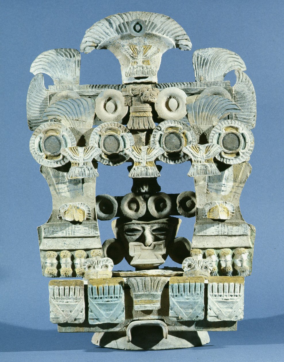 Tütsü Mangalının Kapağı (seramik) by Teotihuacan