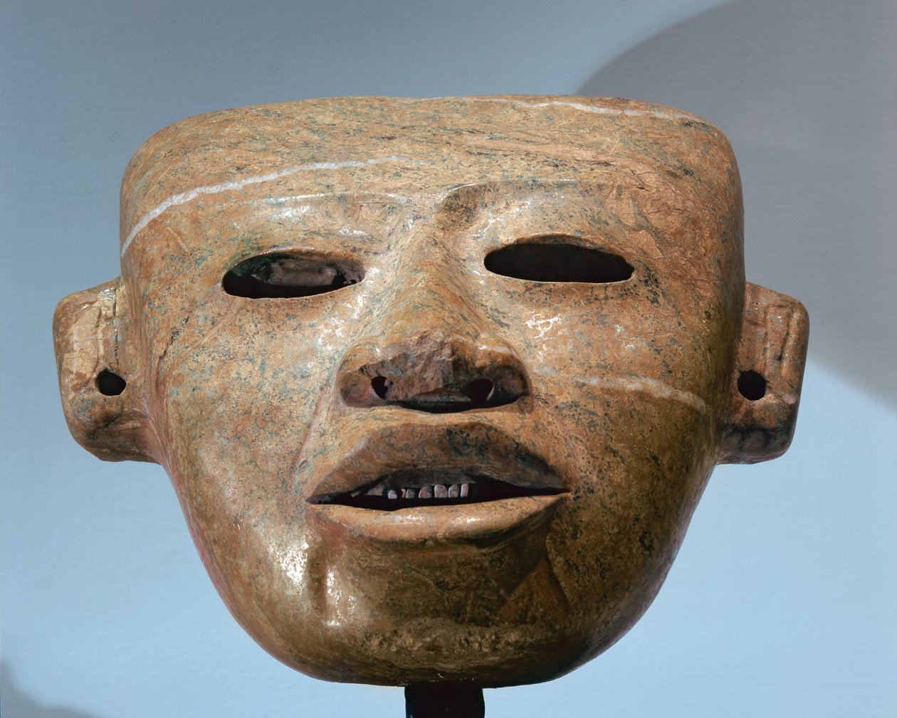 Cenaze Maskesi, Central Highlands, Meksika, c.250-550 (serpantin) by Teotihuacan