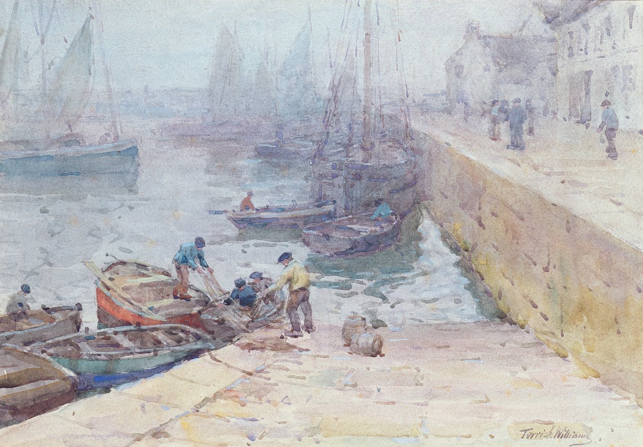 Gri Bir Sabah, Audierne, Brittany by Terrick Williams