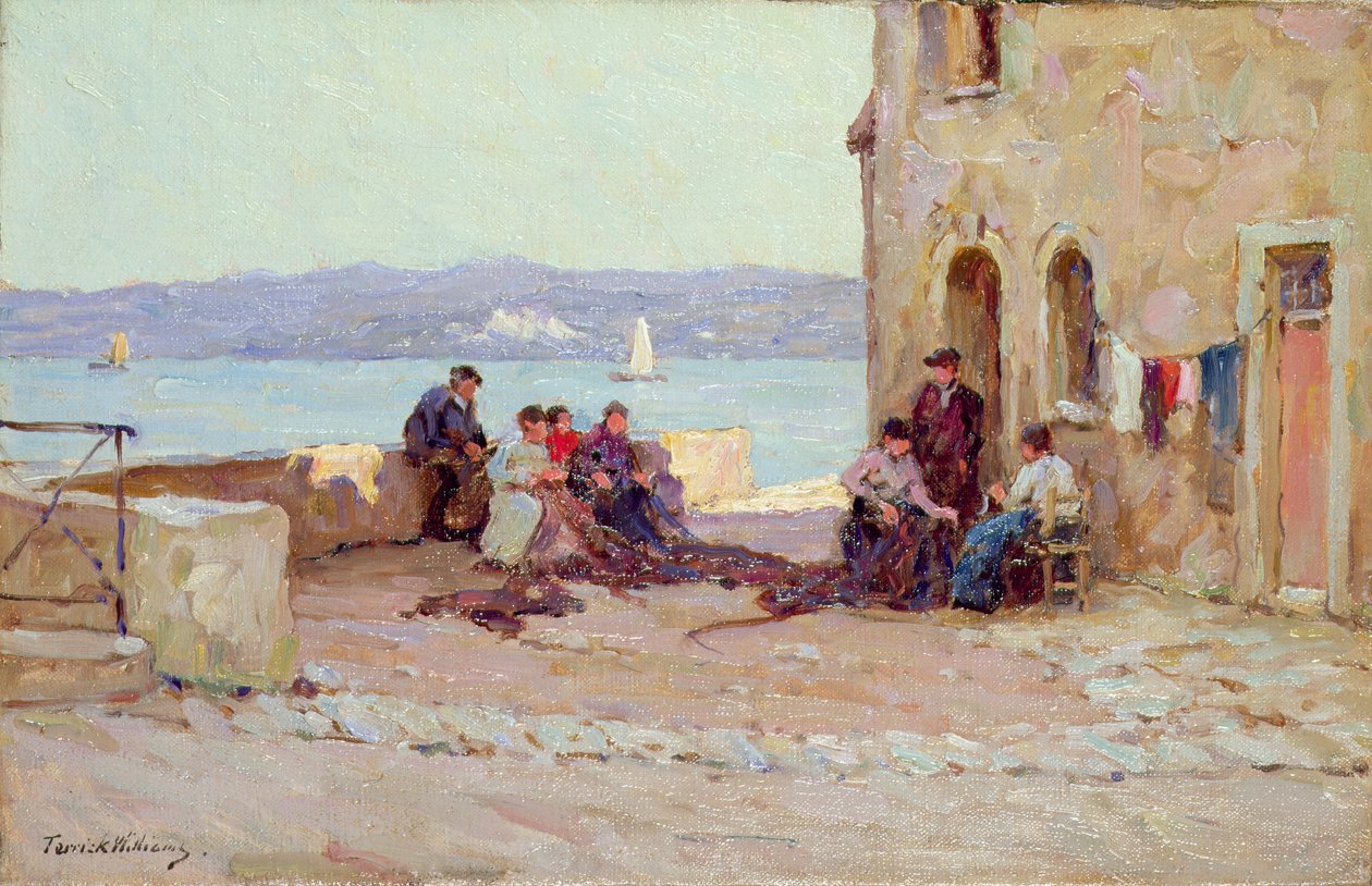 Ağları Onarmak, Martigues, Provence by Terrick Williams