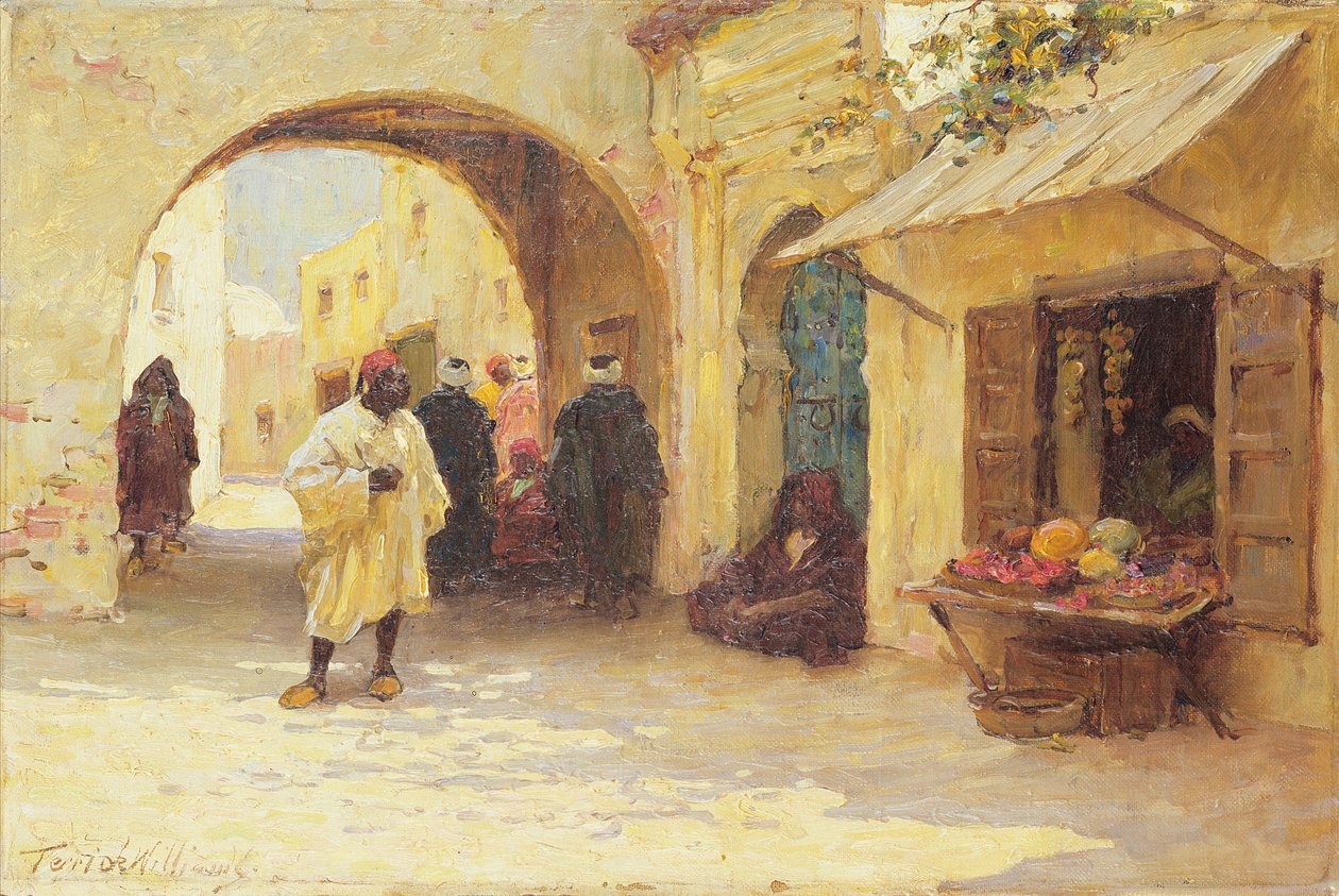 Sokak Sahnesi, Fas by Terrick Williams