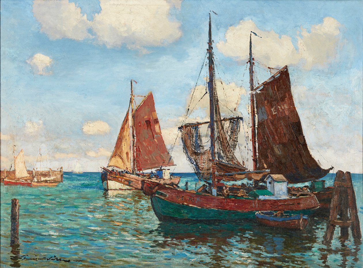 Duran Tekneler (tuval üzerine yağlı boya) by Terrick (follower of) Williams