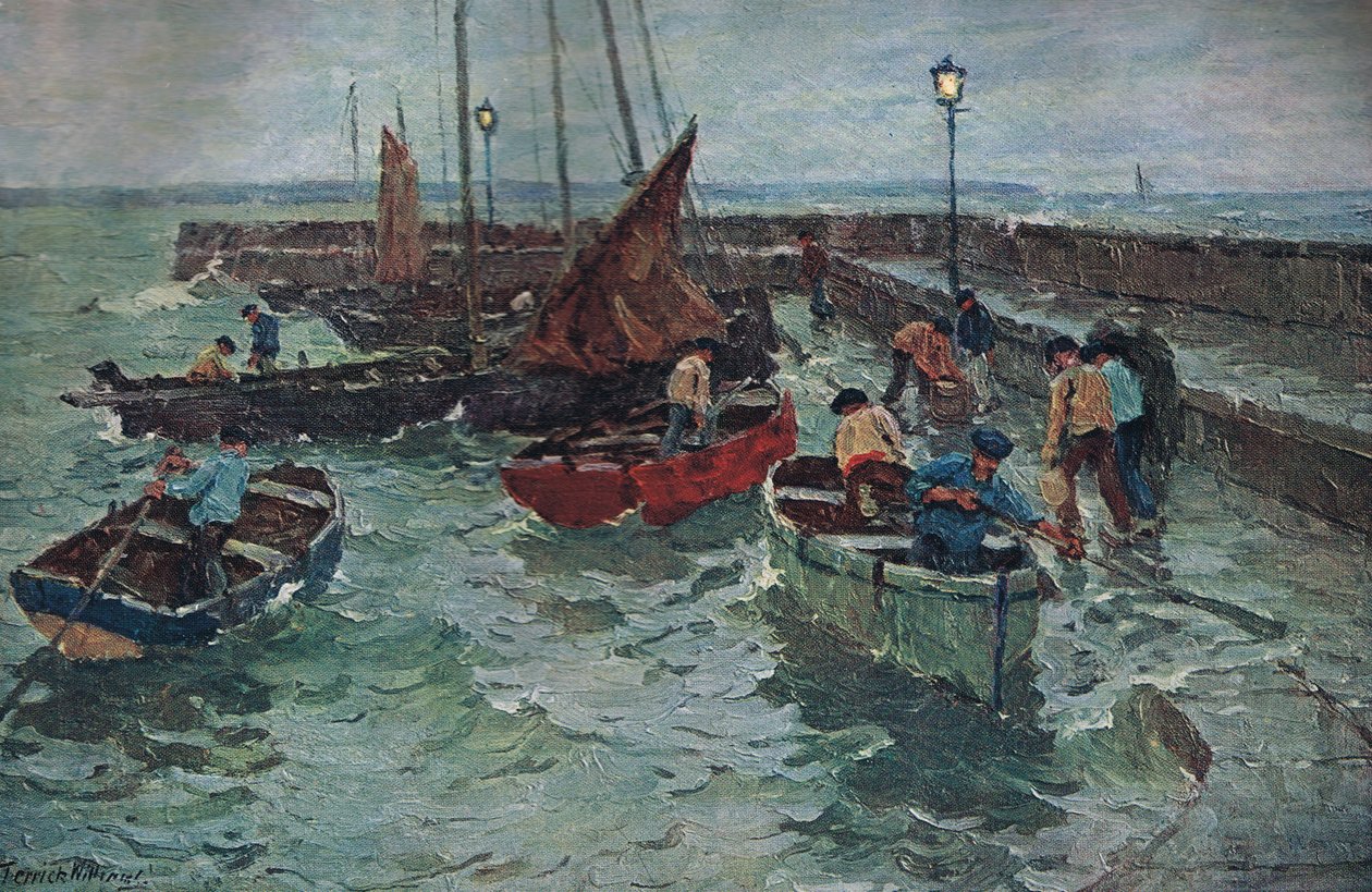 Liman Sahnesi, c.1915 by Terrick Williams
