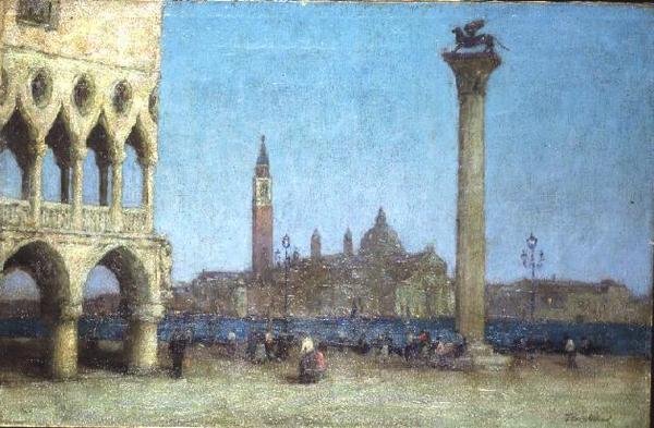 Piazzetta, Venedik, Alacakaranlık by Terrick Williams