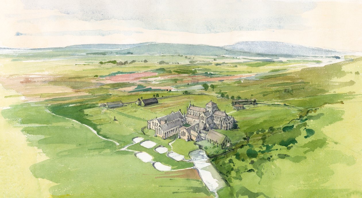 Hailes Manastırı, c13. yüzyıl, 1990-2010 by Terry Ball