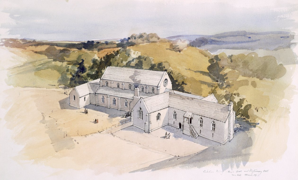 Kirkham Manastırı, Kuzey Yorkshire, 1989 by Terry Ball