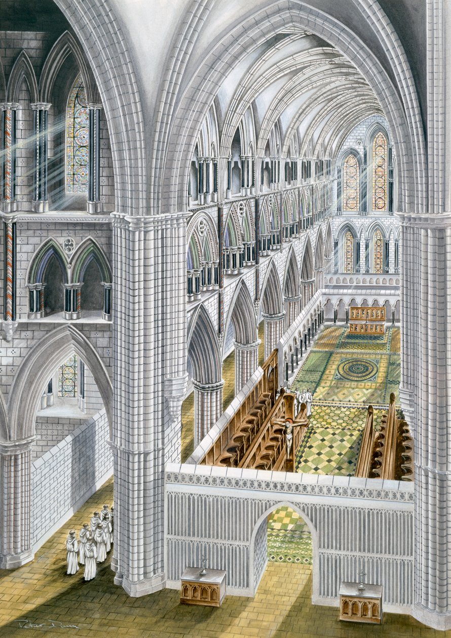 Rievaulx Manastırı, 13. yüzyılın başları, 1990-2010 by Terry Ball