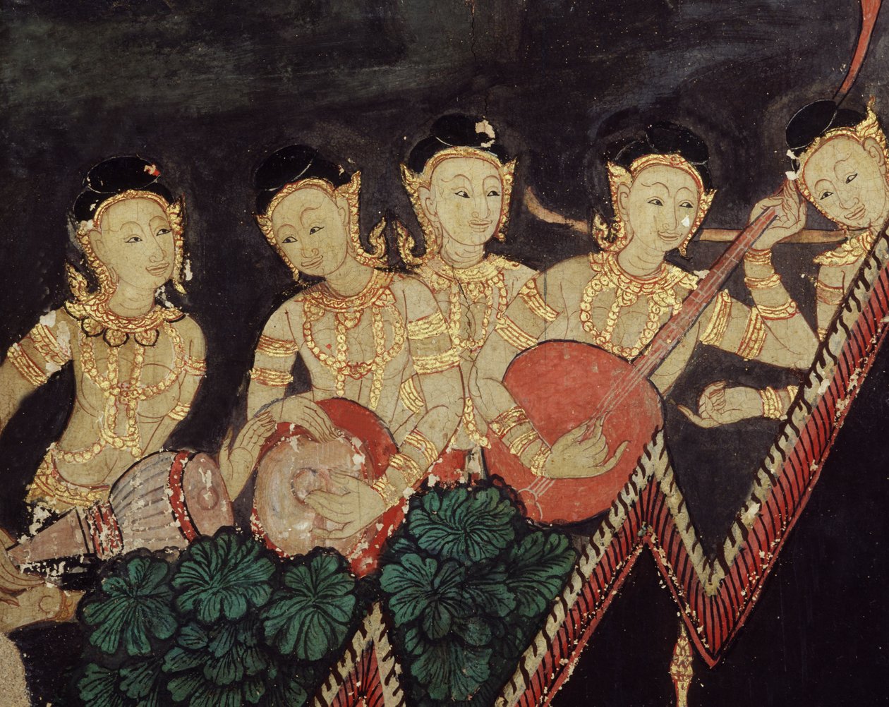 Göksel müzisyenlerden detay (duvar resmi) by Thai School