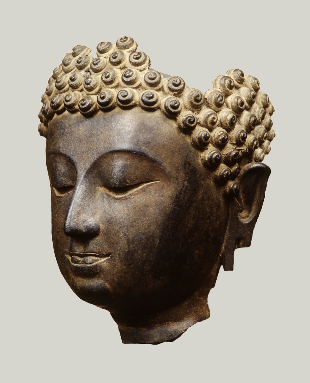 Buda başı, Lanna stili (bronz) by Thai School