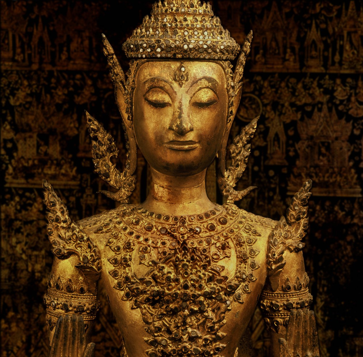 Abhaya mudra içinde duran Buda, Rattanakosin stili, 19. yüzyılın ortalarında (bronz) by Thai School