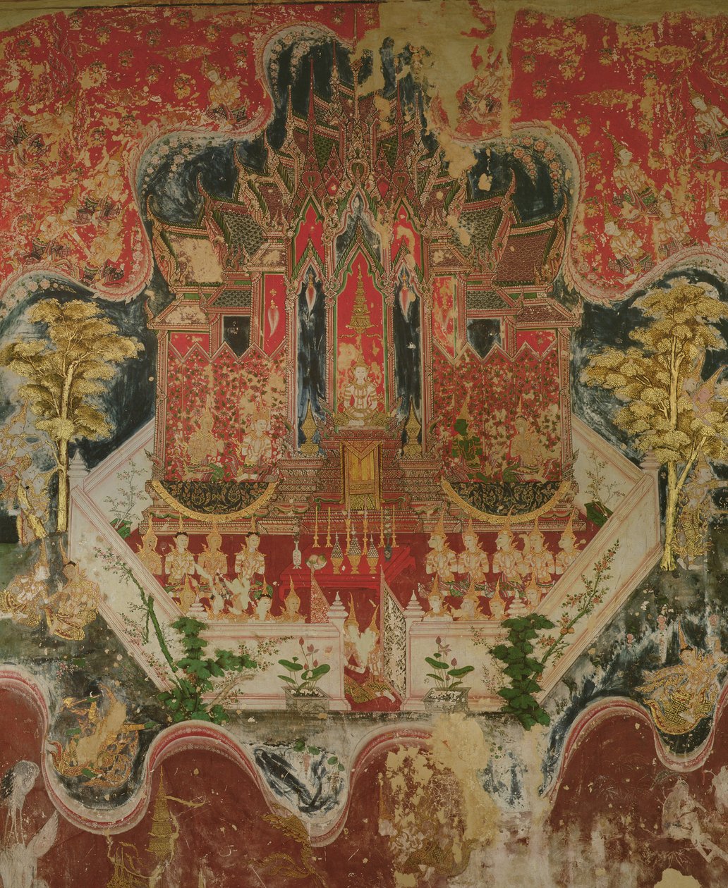 Nimi Jataka, Wat Suwannaram, Thonburi, 1831 by Thai School