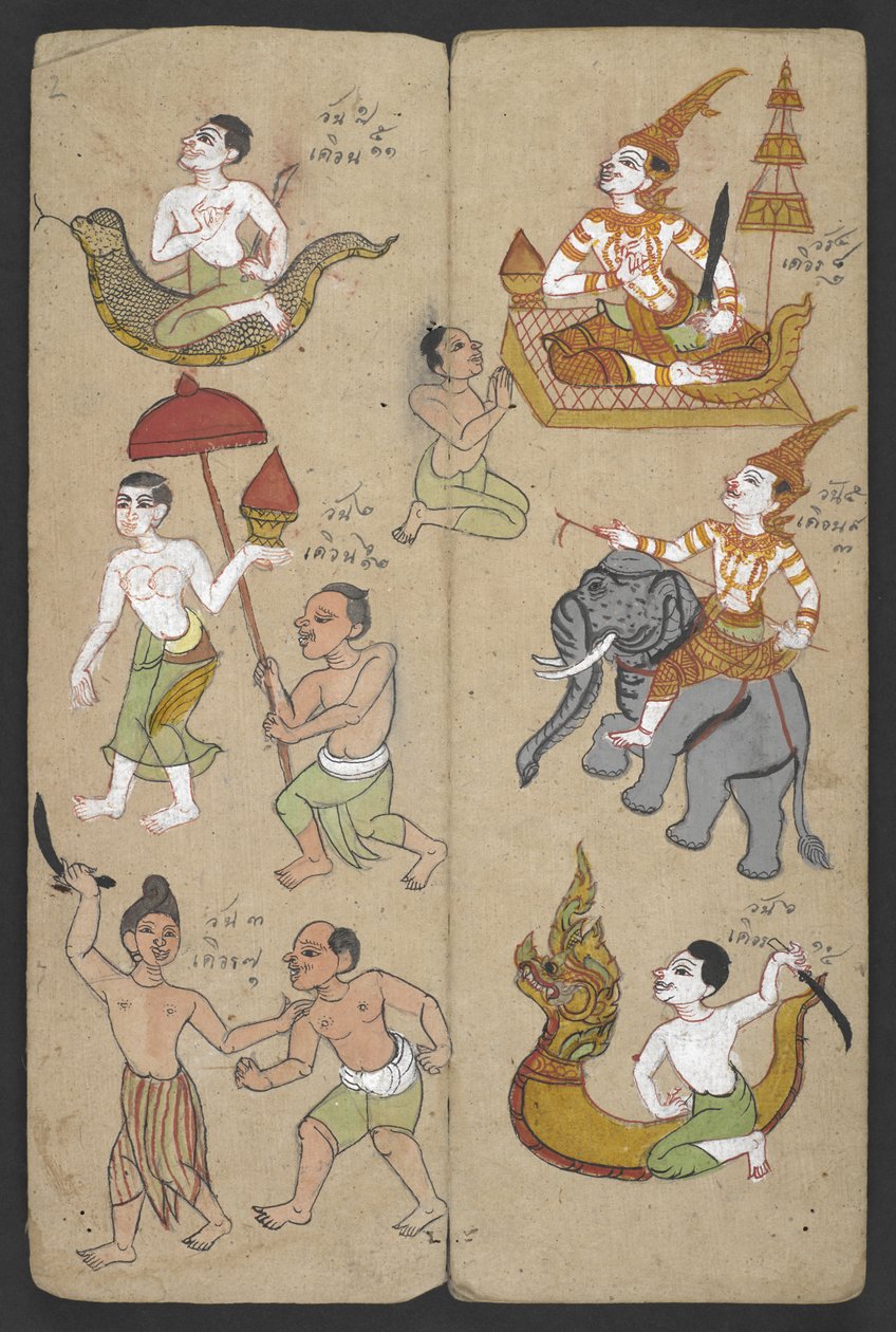 Veya 16455 f.2r, Zodyak