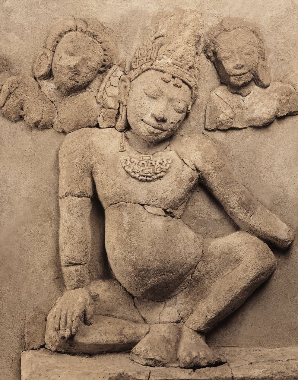 Rölyef, Chedi Chula Pathom, Dwaravati Okulu