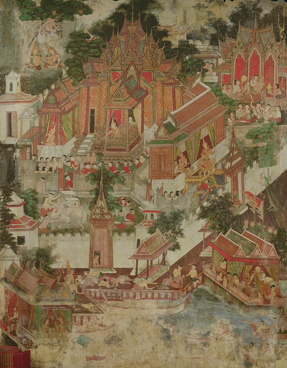 Vessantara Jataka, Wat Suwannaram, Thonburi, 1831 by Thai School