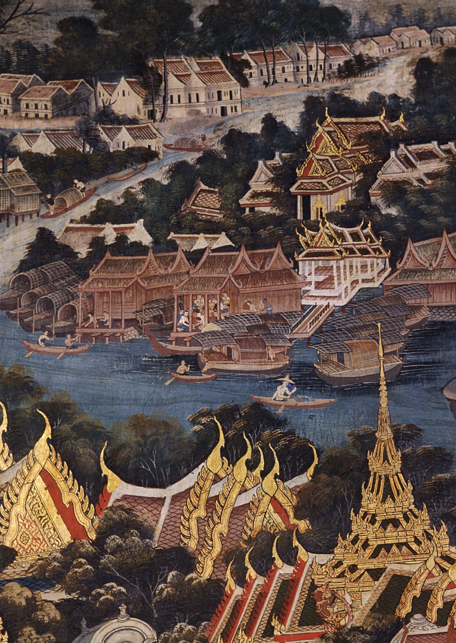 Bangkok Kraliyet Sarayı, Chao Phraya Nehri ve Tonburi