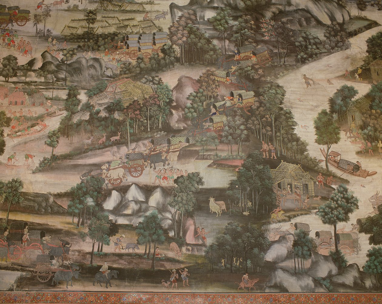 Wirharn Sasada, Kırsalda yaşam, Wat Bowonniwet Vihara by Thai School