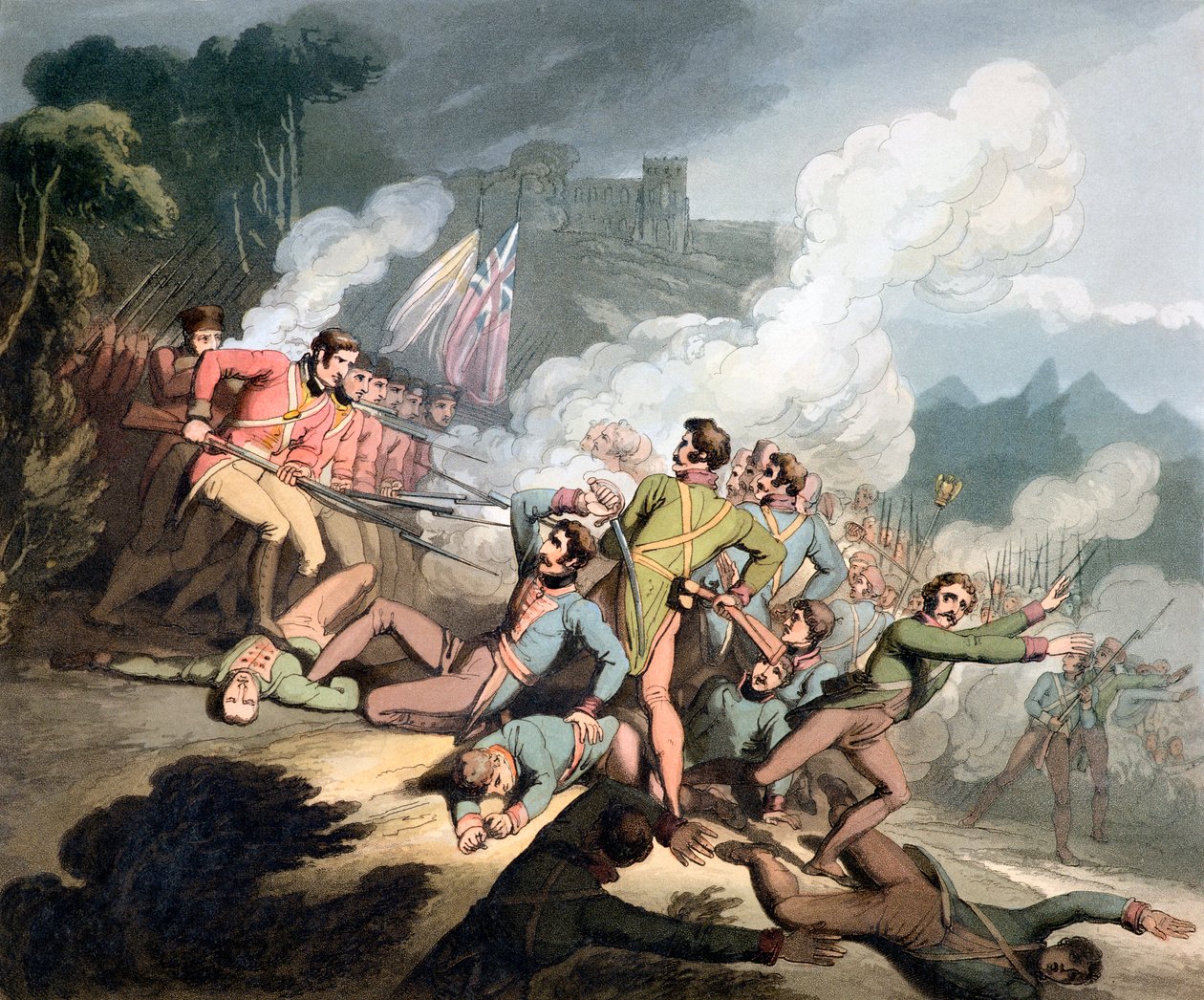Busaco Savaşı, Portekiz, 27 Eylül 1810 1819 by Thales Fielding