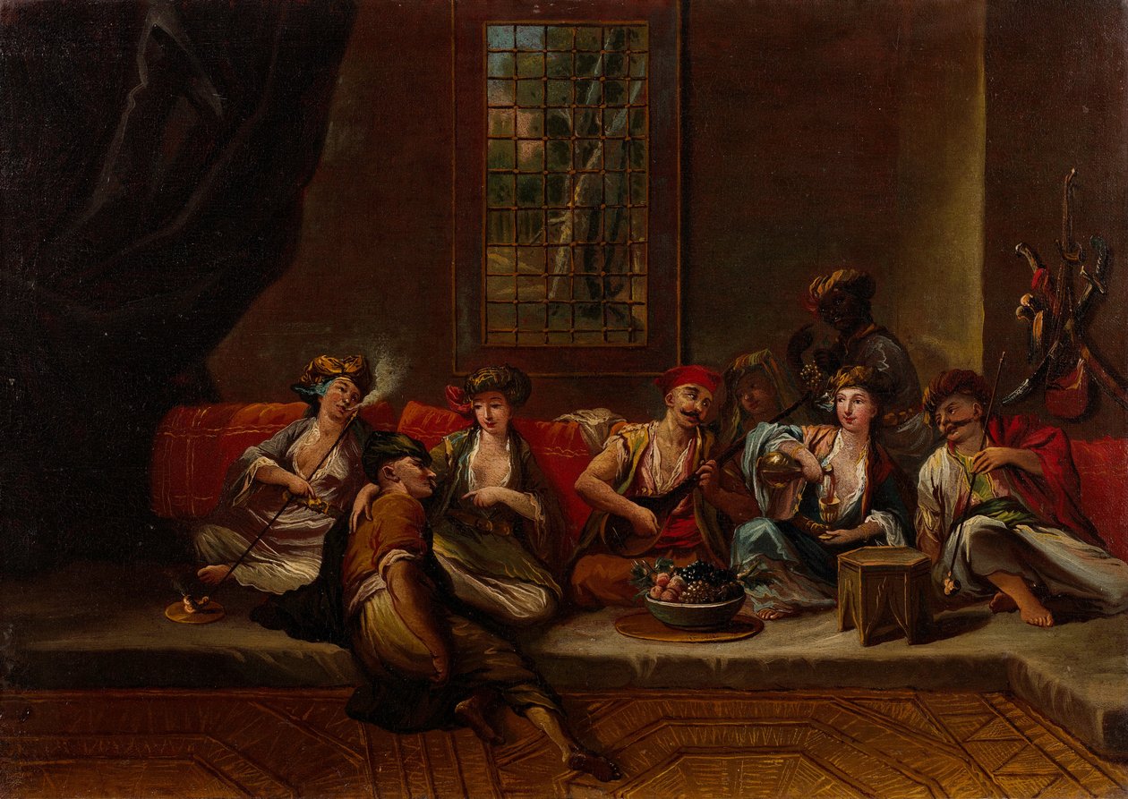 Osmanlı Donanması Deniz Piyadeleri by Vanmour School