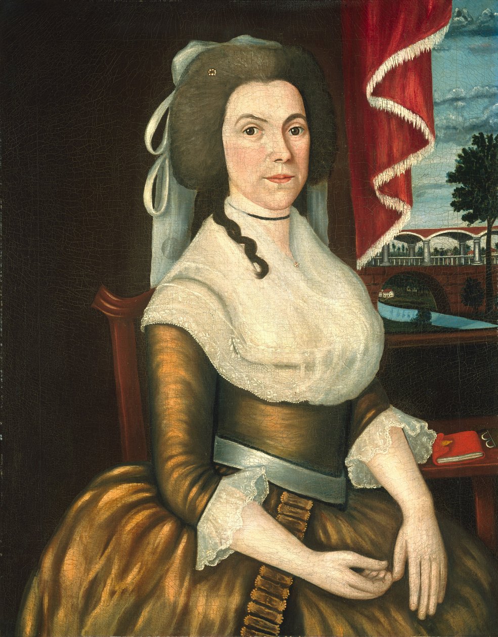 Bayan Elizabeth Noyes Denison by The Denison Limner