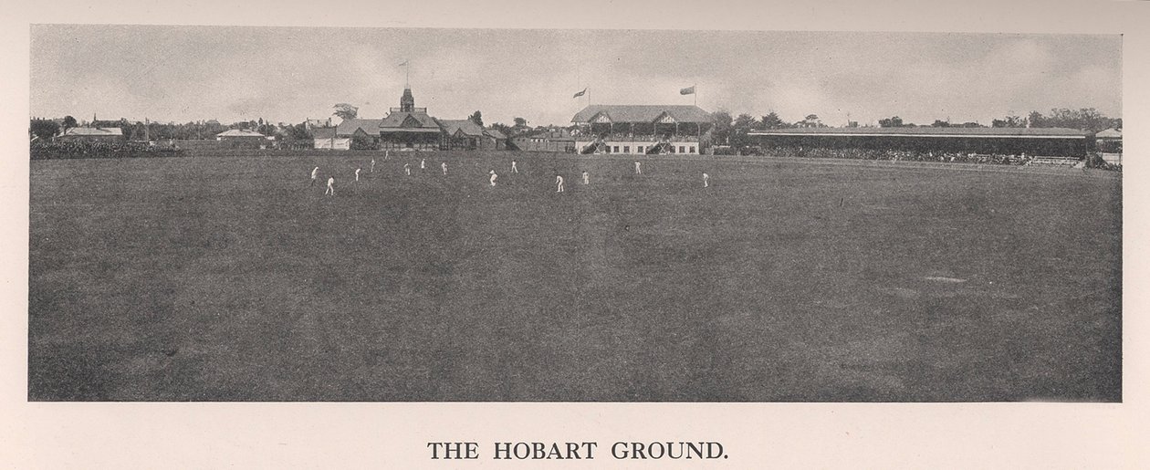 Hobart Kriket Sahası, Tazmanya, Avustralya, 1912 by The Sydney Daily Telegraph