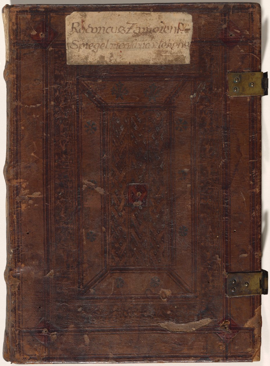 insan hayatının aynası by The Zamorensis Master, Master of Boccaccio, Rodericus Zamorensis