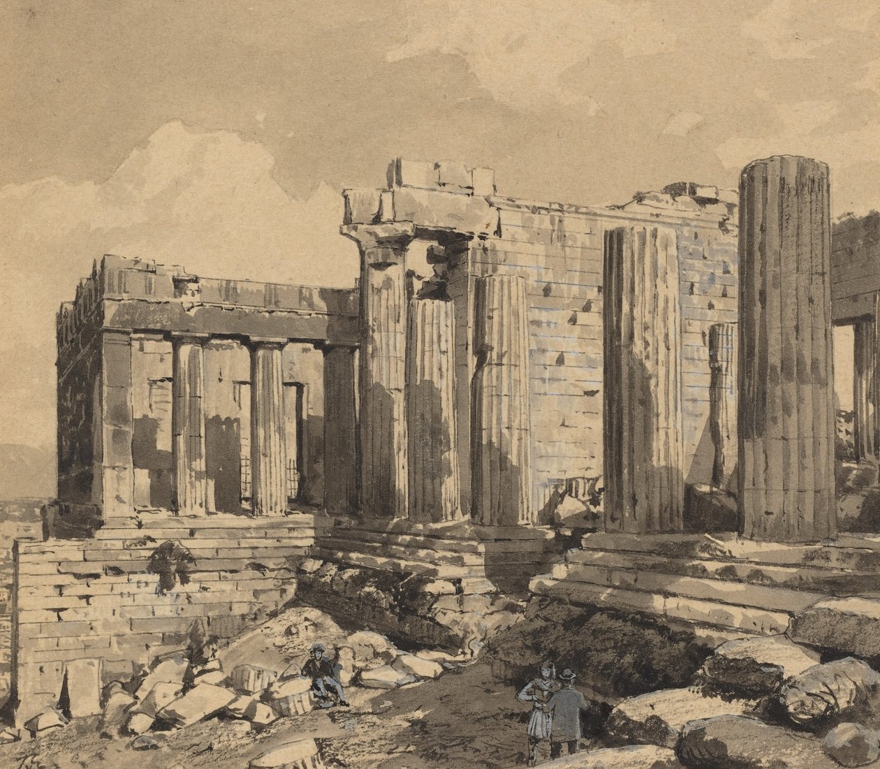 Propilyum, 1890. by Themistocles von Eckenbrecher