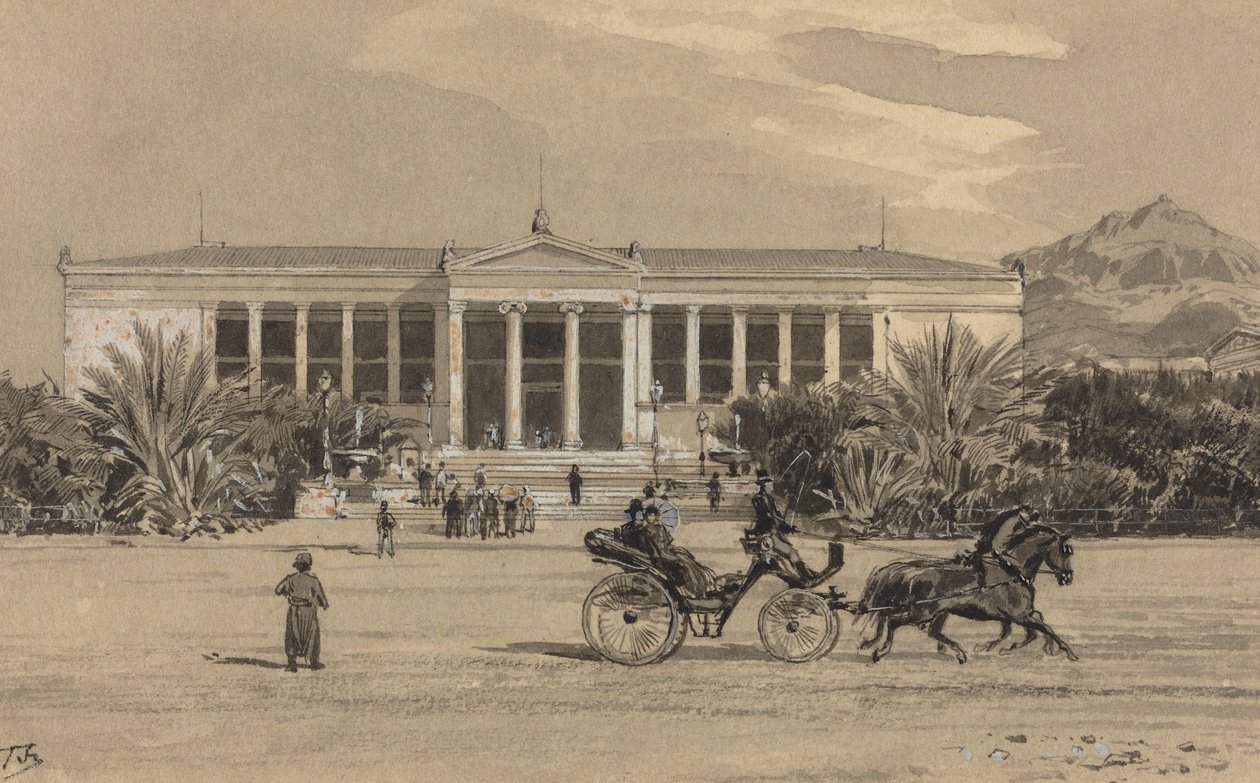 Üniversite, 1890. by Themistocles von Eckenbrecher