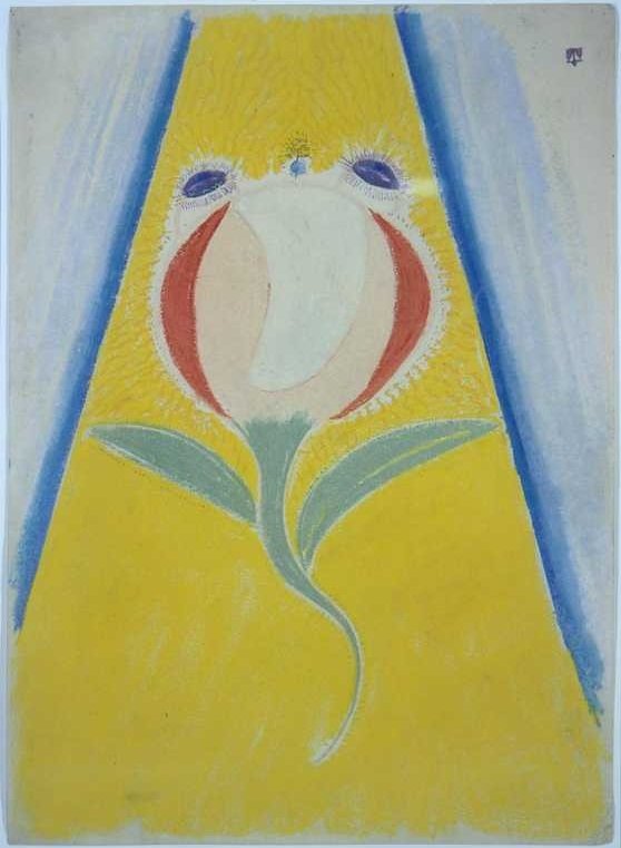 Çiçek ile Kompozisyon by Theo van Doesburg