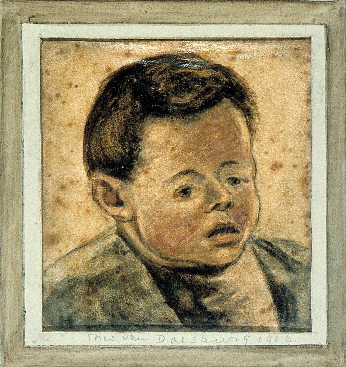 Bir çocuğun başı by Theo van Doesburg