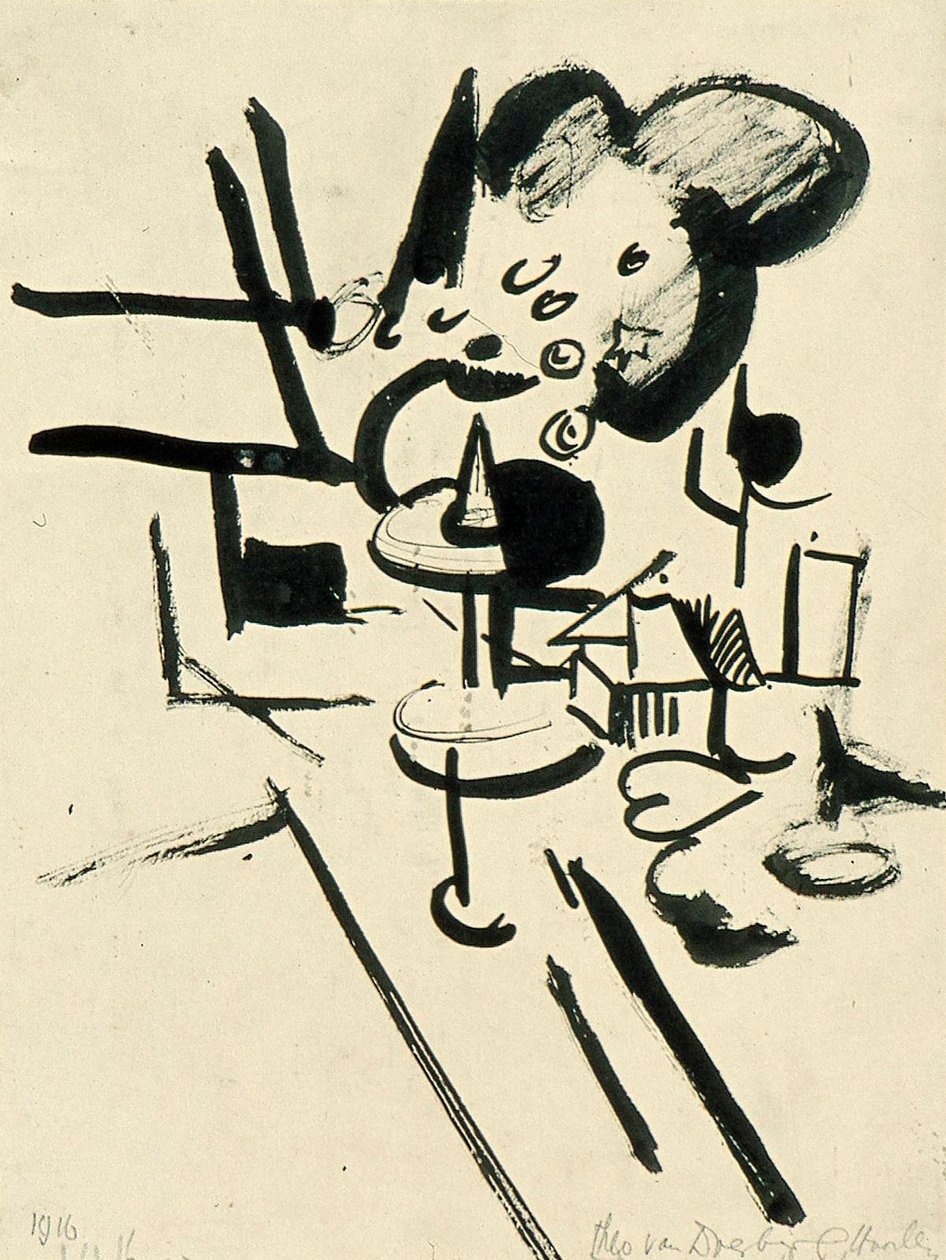 Natürmort by Theo van Doesburg