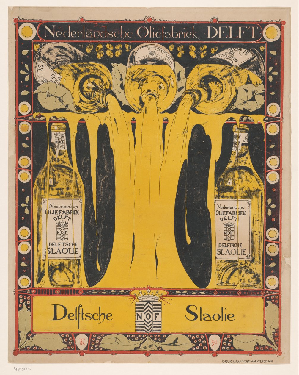 Nederlandsche Oliefabriek Delft Delft Salata Yağı (nesnedeki orijinal başlık) by Theo Nieuwenhuis
