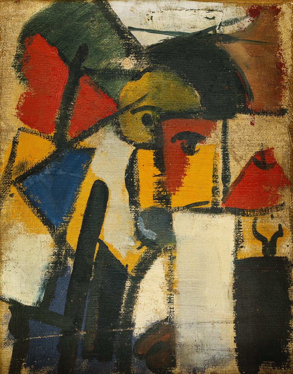 Kafa; Tete, 1914 by Theo van Doesburg