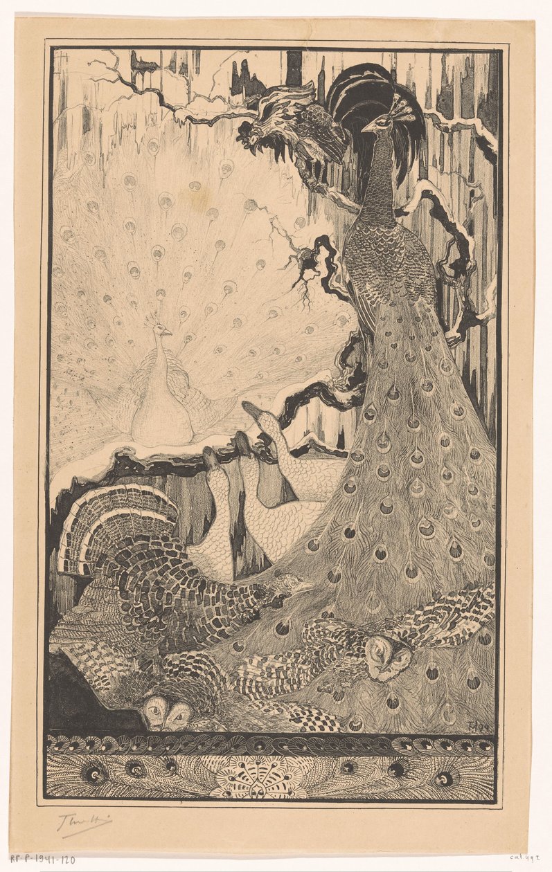 Yeni Yıl (orijinal başlık) by Theo van Hoytema (signed by artist)