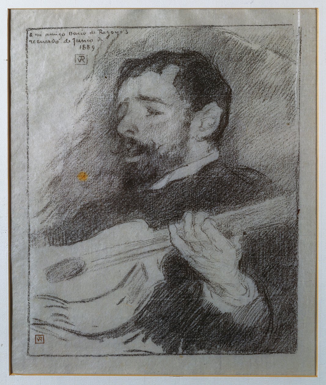 Gitarist by Théo van Rysselberghe