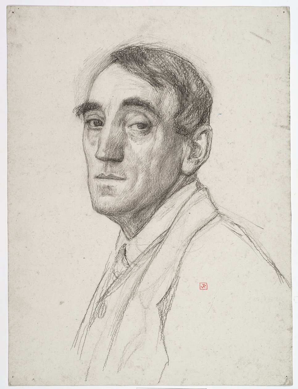 Kendi portresi, 1916 by Théo van Rysselberghe