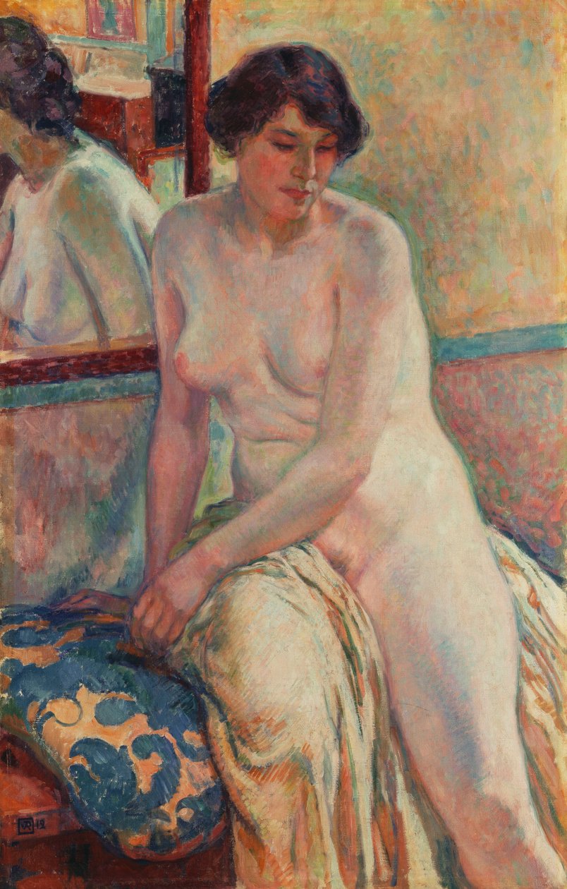 Modelin Dinlenmesi, 1912 by Théo van Rysselberghe
