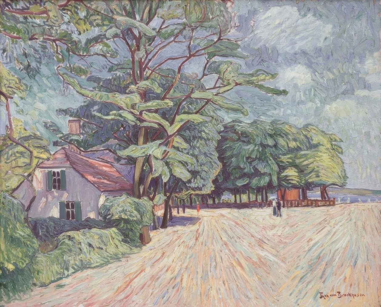 Bahar manzarası by Theo von Brockhusen