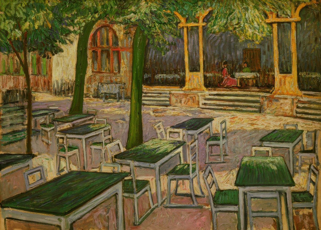 Baumgartenbrück taverna bahçesi by Theo von Brockhusen