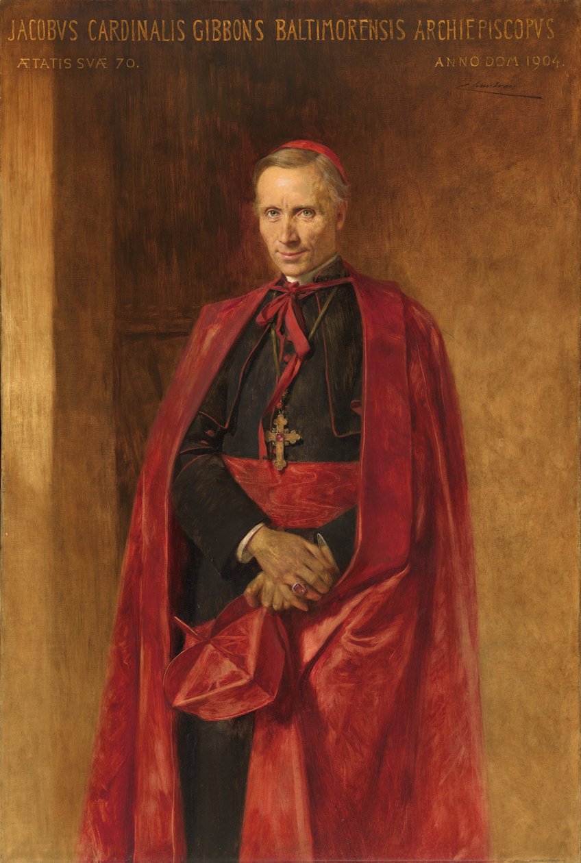 Kardinal James Gibbons, 1904. by Theobald Chartran