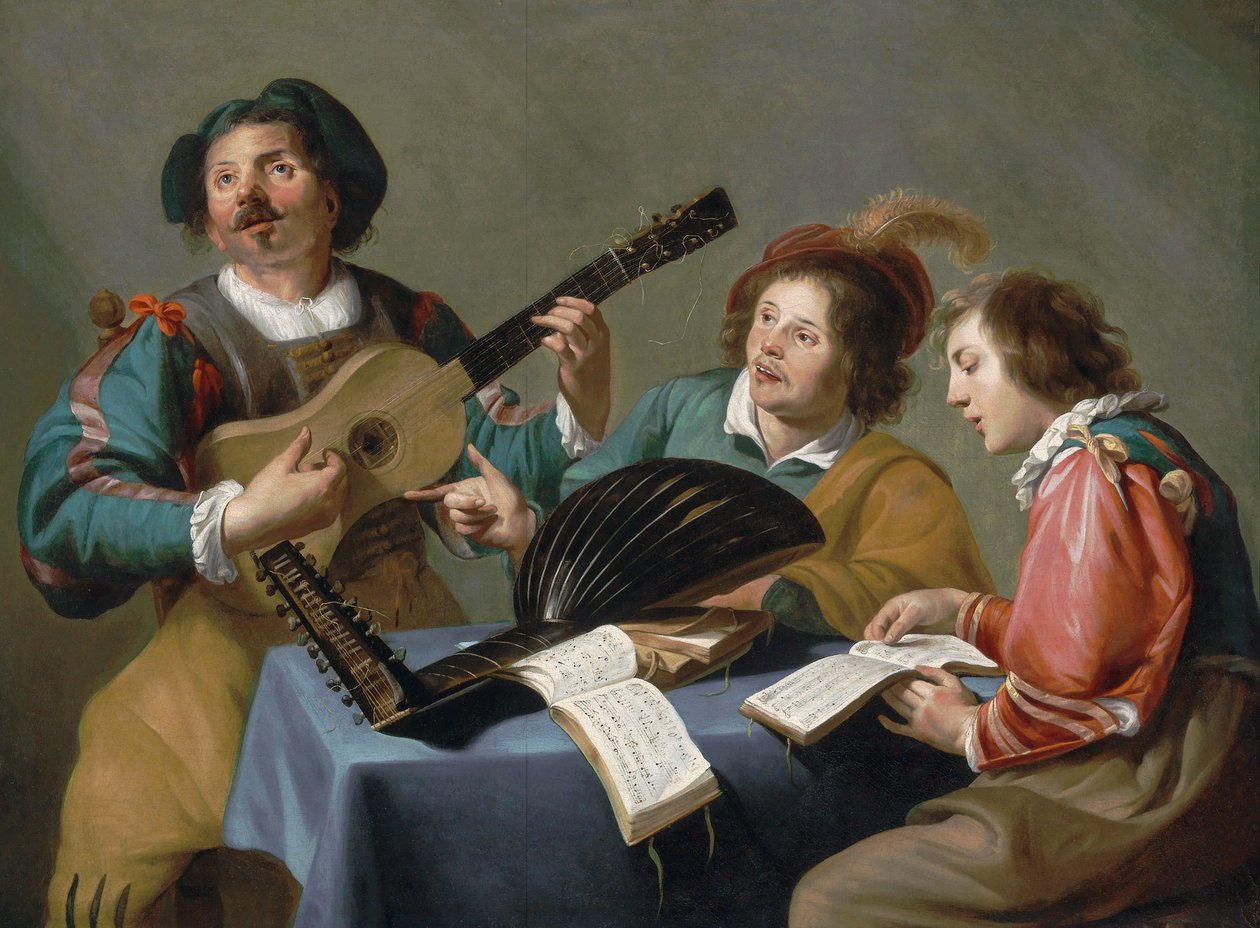 Müzikal bir konser by Theodoor Rombouts