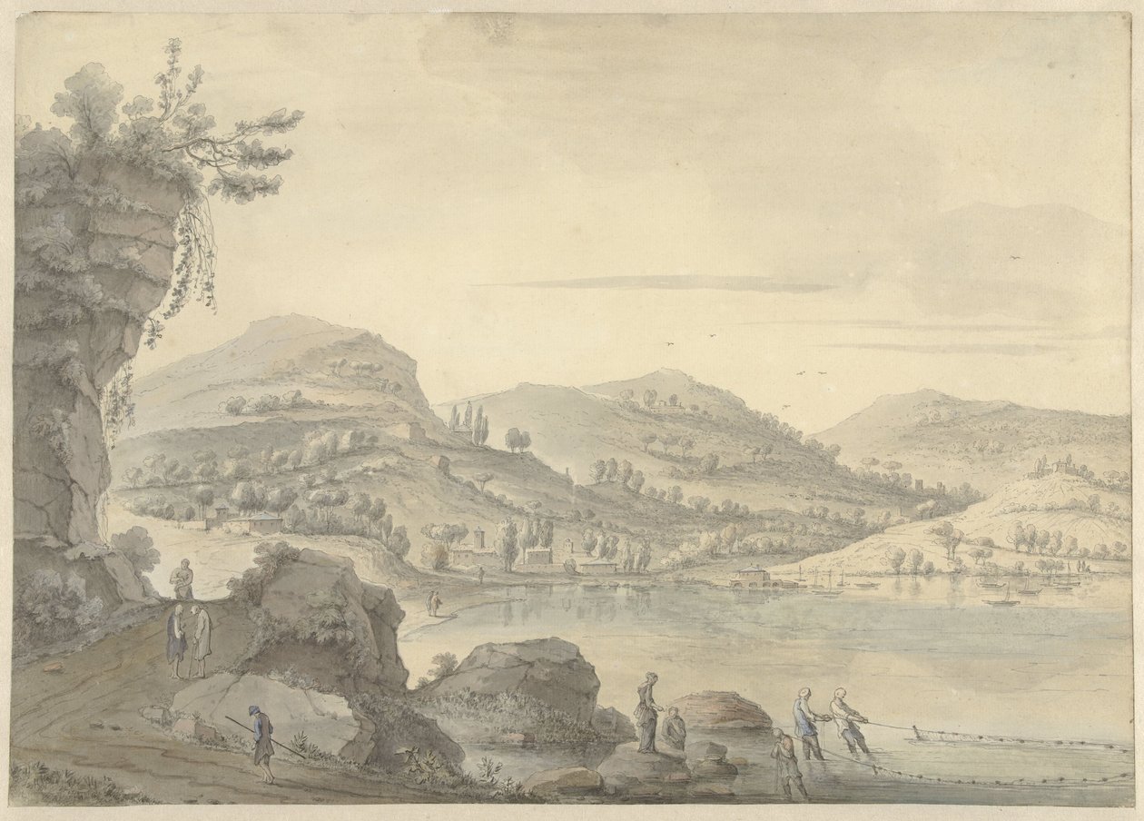 Çin fantezi manzara by Theodoor Wilkens (possibly)