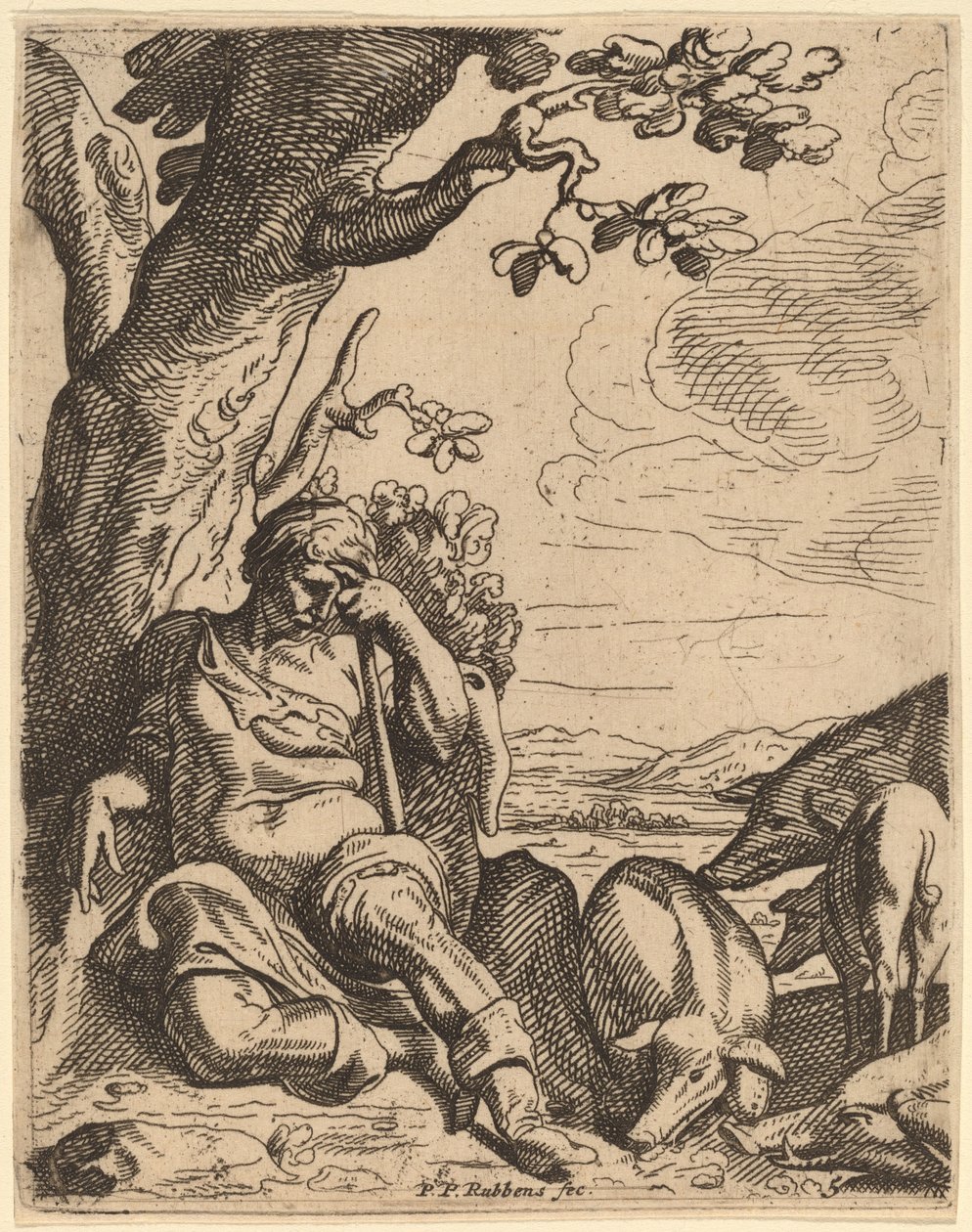 Domuzların Arasındaki Müsrif Oğul by Theodoor van Thulden after Sir Peter Paul Rubens