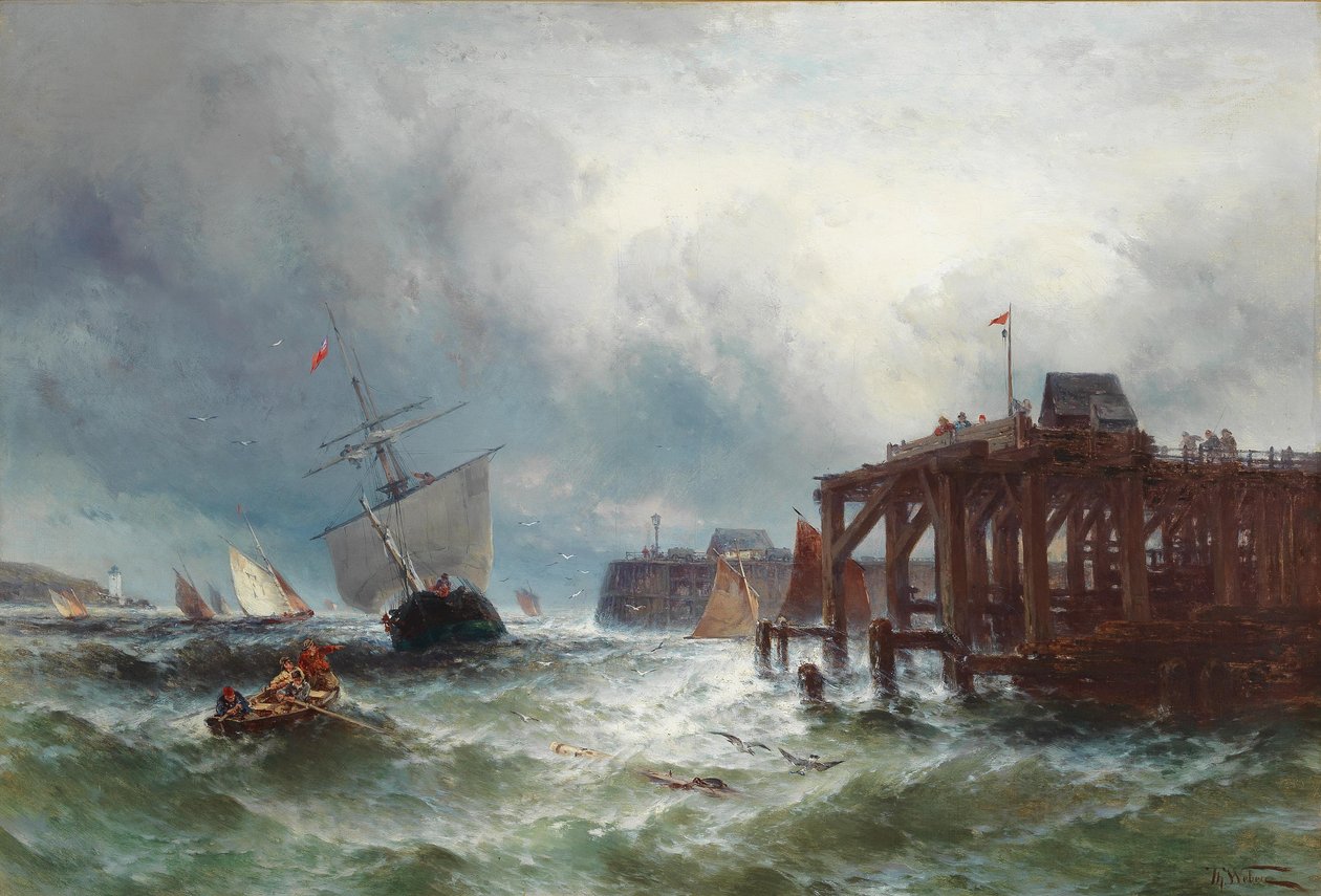 fırtınalı denizler by Theodore Weber