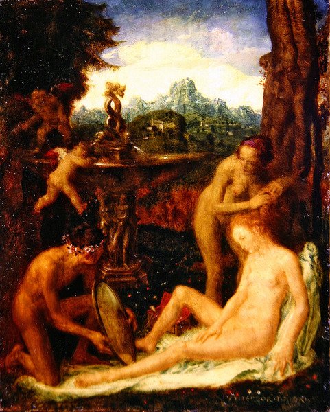 Venüs tuvaletinde by Theodor Baierl