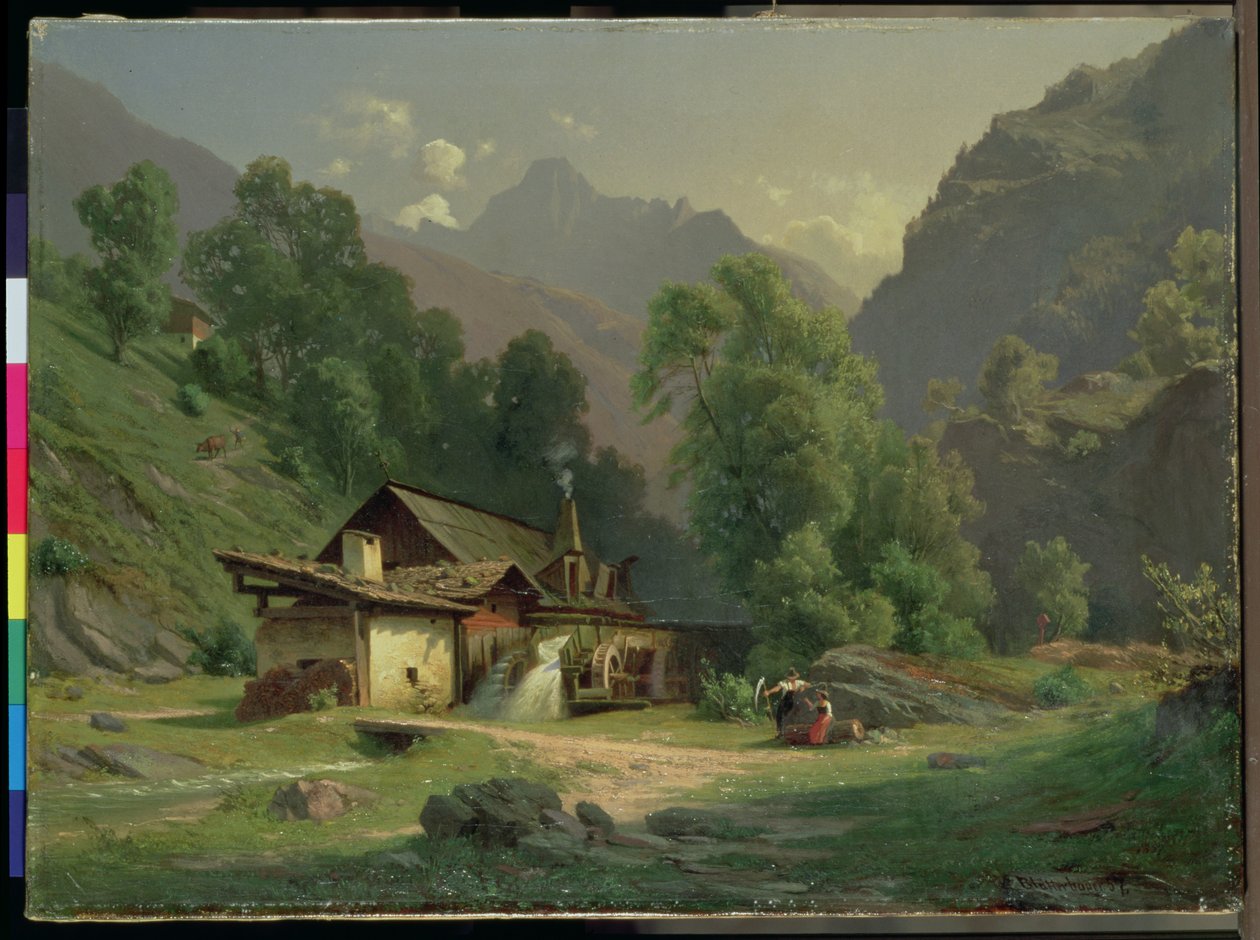 Vadideki Demirci Evi, 1857 by Theodor Blatterbauer