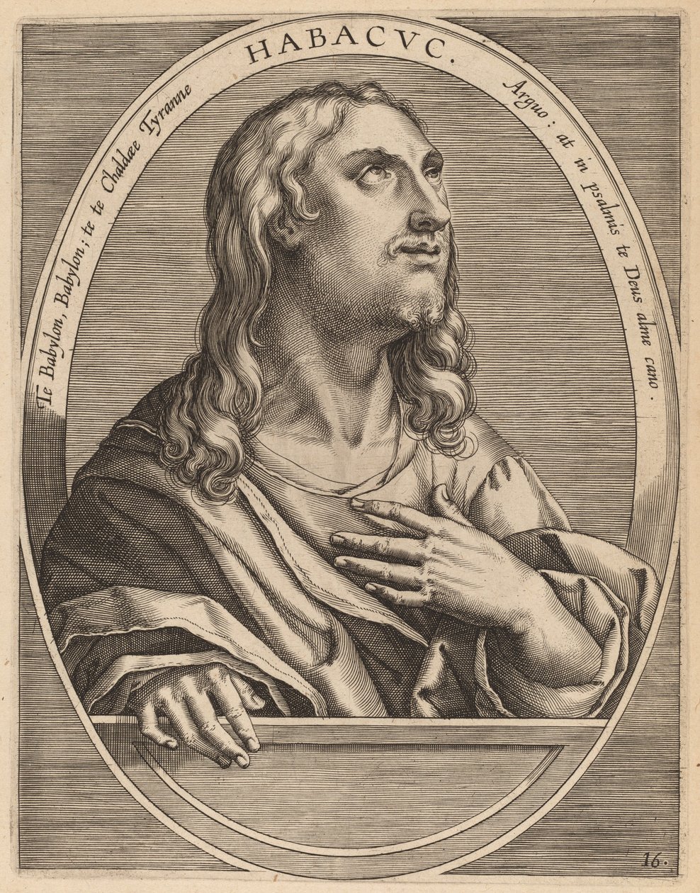 Habachuch by Theodor Galle after Jan van der Straet